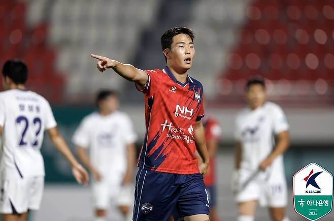 김천상무 미드필더 이승원. /사진=한국프로축구연맹