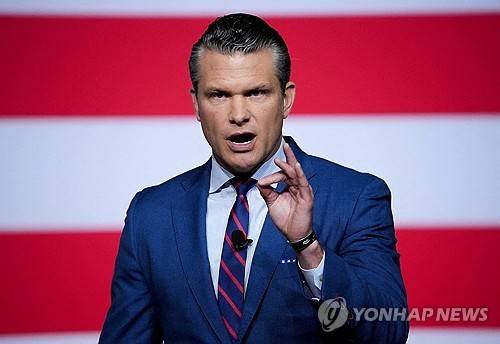 피트 헤그세스 미국 국방부(전쟁부) 장관 [로이터 연합뉴스 제공]