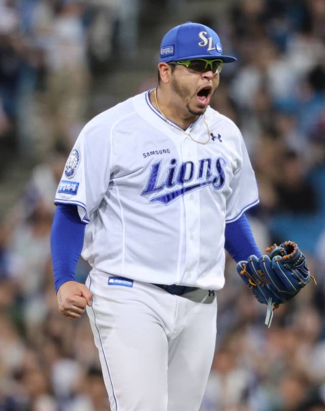 삼성 라이온즈의 아리엘 후라도. 삼성 제공