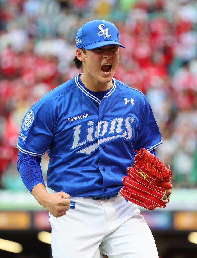 삼성 라이온즈의 이호성. 연합뉴스