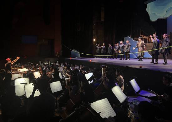 오페라 '논개' 리허설 모습. 사진=경남오페라단