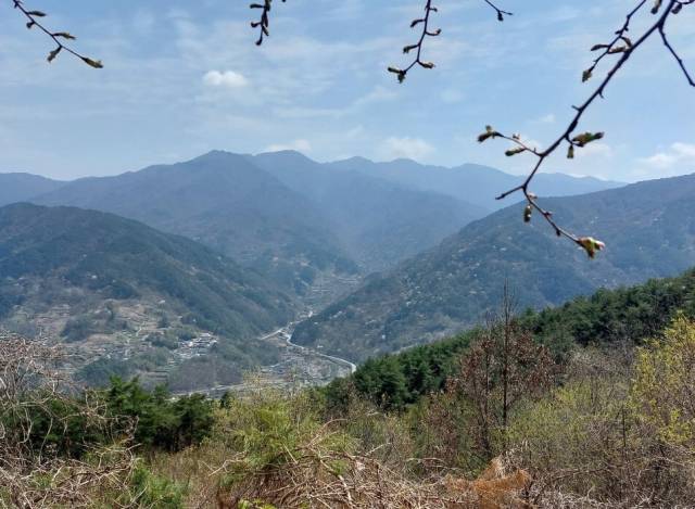 지리산 조망.