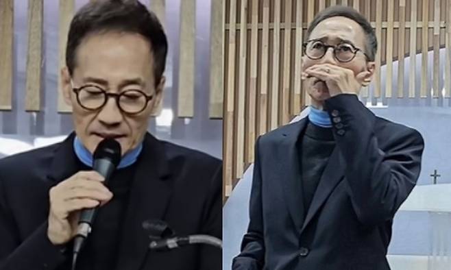 2023년 11월 유튜브 채널 ‘에덴교회 0691TV’를 통해 공개된 유열의 야윈 모습