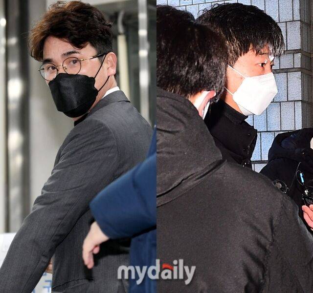 장정석 전 단장과 김종국 전 감독./마이데일리