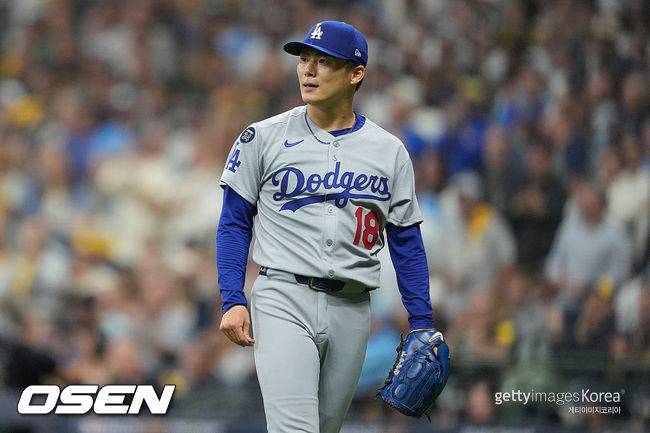 [사진] 다저스 야마모토. ⓒGettyimages(무단전재 및 재배포 금지)