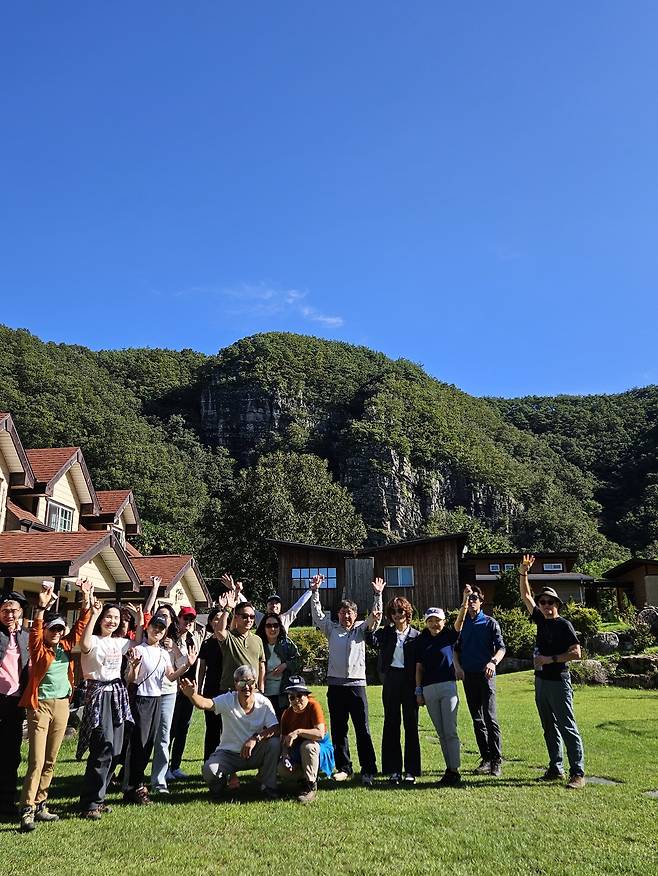 맹개마을 방문객. 박성호 대표 제공