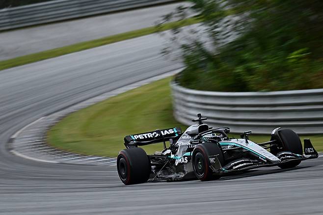 W13 E-퍼포먼스는 F1 레이스카 특유의 민첩성을 과시했다. 사진: 김학수기자