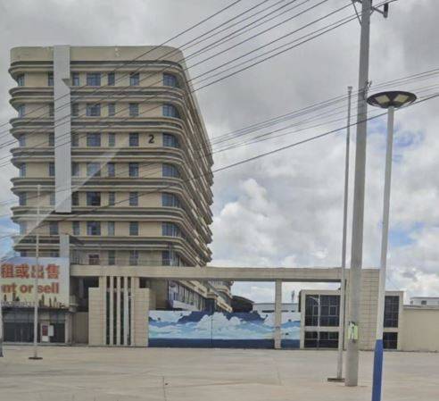 캄보디아 프놈펜에서 촬영한 한 범죄단지. 연합뉴스