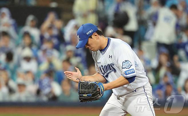 삼성 라이온즈 김재윤. /뉴스1 DB ⓒ News1 김진환 기자