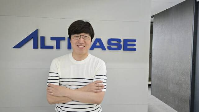 이승원 알티베이스 연구개발본부장(CTO)이 회사 기술력을 설명하고 있다.