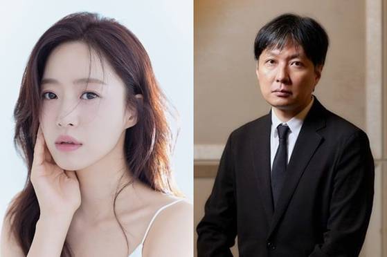 그룹 티아라 멤버 겸 배우 함은정(왼쪽)과 영화감독 김병우. 연합뉴스