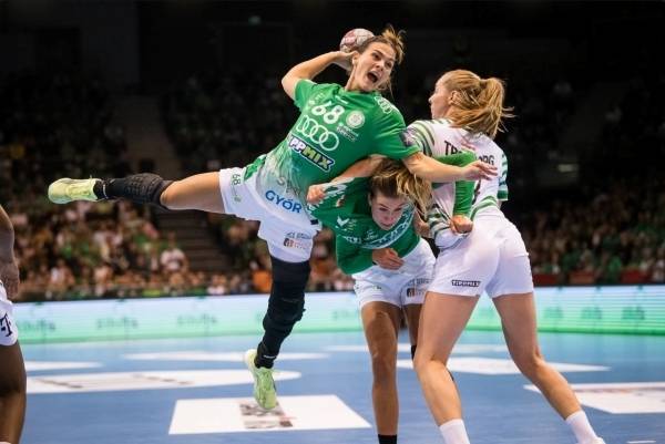 사진 2025-26시즌 헝가리 K&H 여자리그 교리 아우디와 페렌츠바로시의 경기 모습, 사진 출처=교리 아우디