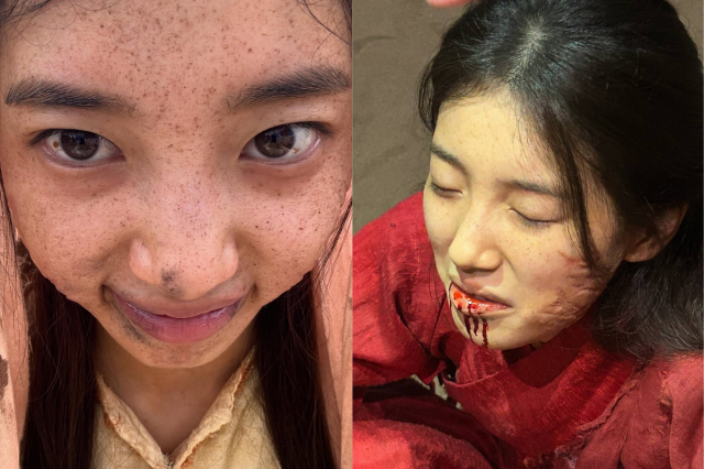 수지가 '다 이루어질지니'의 비하인드 사진을 공개했다. / 수지 인스타그램