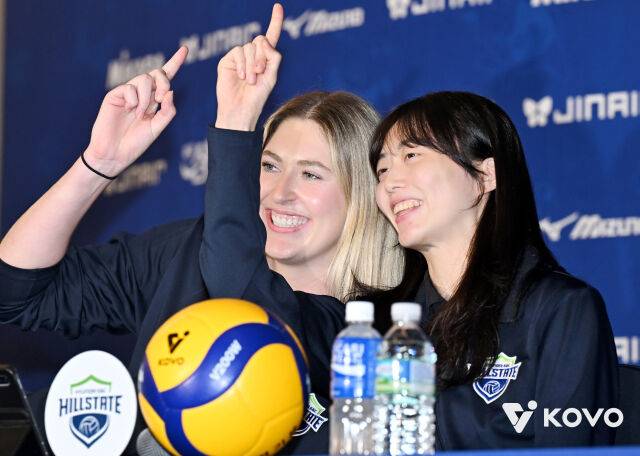 현대건설 카리와 김다인./KOVO