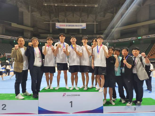 제천시청 체조 선수단. 충북체육회 제공