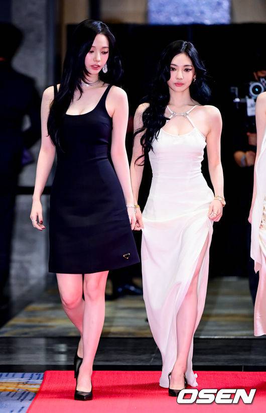 [OSEN=지형준 기자] 15일 서울 종로구 당주동 포시즌스 호텔 서울에서 더블유 코리아 제20회 유방암 인식 향상 캠페인 자선 포토 행사가 열렸다.이날 TXT 수빈, 고수, 고현정, 공명, 그레이, 김민하, 김세정, 김영광, 김영대, 김지석, 노상현, 노정의, 덱스, 르세라핌(채원, 카즈하), 몬스타엑스(형원, 셔누), 문소리, 바밍타이거, 박규영, 박은빈, 박재범, 방탄소년단 RM, 제이홉, 뷔, 변우석, 수현, 스트레이키즈(방찬, 승민), 아이들(미연, 민니, 소연, 슈화, 우기), 아이브 레이, 안유진, 장원영, 아일릿(윤아, 모카, 민주, 원희, 이로하), 에스파(카리나, 윈터, 지젤, 닝닝), 엔믹스(해원, 설윤), 엔하이픈(성훈, 제이크), 엔하이픈(정원), 엘리스, 올데이프로젝트(애니, 타잔, 베일리, 영서, 우찬), 우원재, 원지안, 이동휘, 이민호, 이수지, 이수혁, 이영애, 이유미, 이준혁, 이준호, 이채민, 임수정, 임지연, 있지(예지, 유나), 장윤주, 전소니, 전소미, 전여빈, 정려원, 정해인, 조유리, 추영우, 코드쿤스트, 크리스탈, 키키(지유, 이솔, 수이, 하음, 키야), 태양, 하정우, 화사, 효연 등이 참석했다.가수 에스파 카리나, 닝닝이 포즈를 취하고 있다. 2025.10.14. /jpnews@osen.co.kr