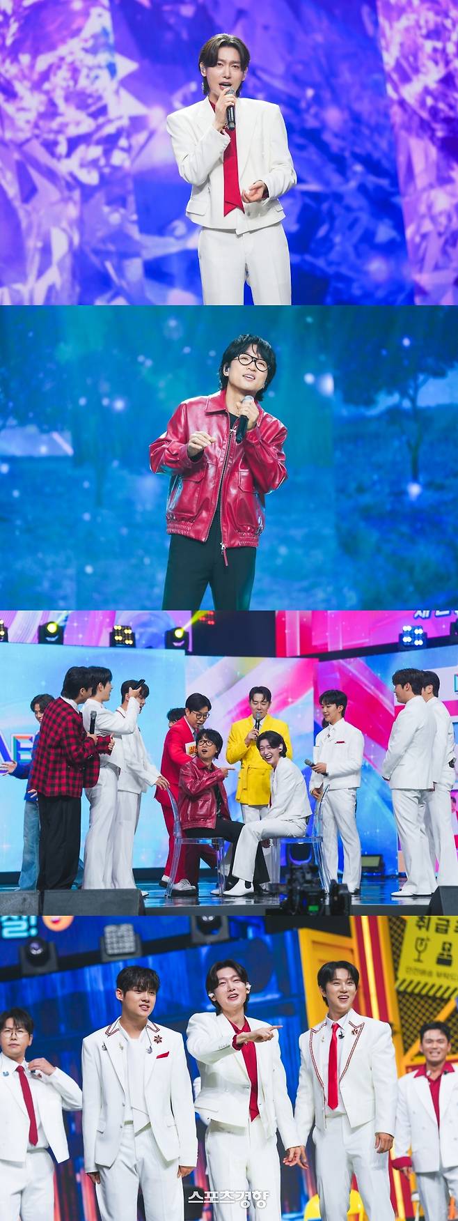 노래 대결을 펼치고 있는 김용빈과 박창근. TV조선 제공