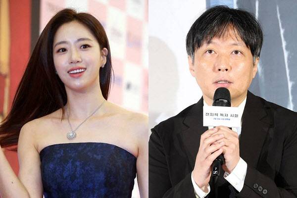 함은정(왼쪽)과 김병우 감독(사진=이데일리 DB, 뉴스1)