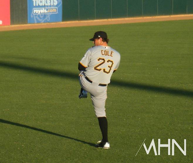 (지난 2011년 애리조나 가을리그에서 뛰었던 게릿 콜)