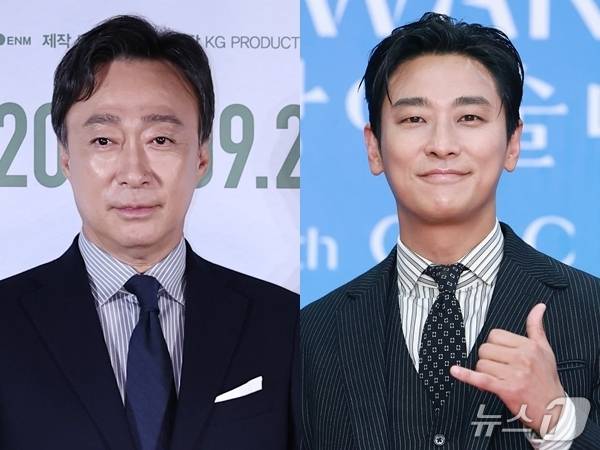 왼쪽 배우 이성민, 배우 주지훈 / 뉴스1 DB