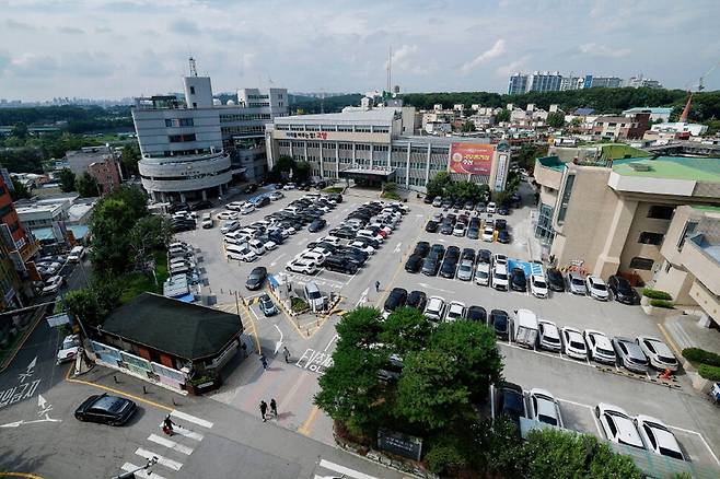 경기 고양시 주교동에 위치한 고양시청 전경. 고양시 제공