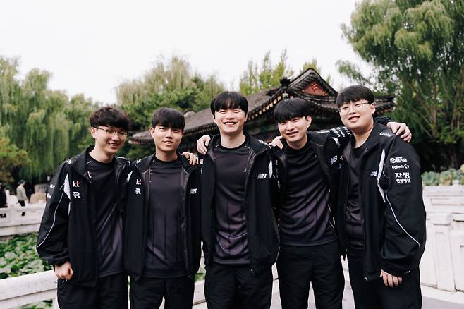 KT 롤스터 선수단. 라이엇 게임즈 제공