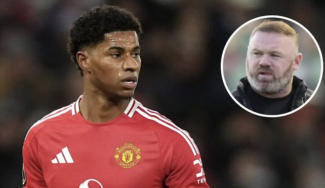 래시포드(좌) 웨인 루니(우). 풋볼 365