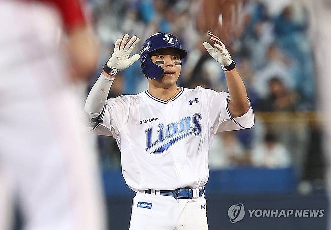 삼성 김영웅 [연합뉴스 자료사진]