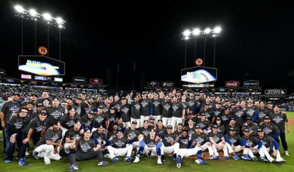 다저스는 네 경기만에 내셔널리그 왕좌를 차지하고 2년 연속 월드시리즈로 향한다.&nbsp;(사진=LA 다저스 SNS)