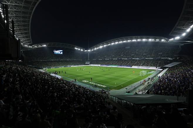 전주월드컵경기장/ K리그1/ 전북현대모터스 vs 울산HDFC/ 전경/ 전석 매진/ 사진 김정수