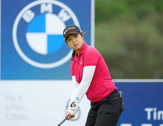 티샷 준비하는 김세영. 사진=연합뉴스