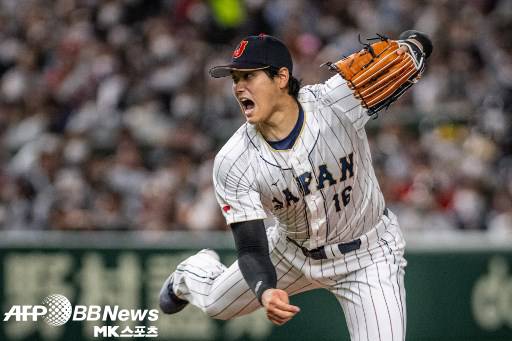 2023 WBC 이탈리아와 8강전에 선발 등판한 오타니. 사진=ⓒAFPBBNews = News1