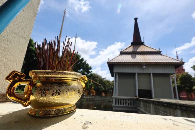 캄보디아 피살 대학생 안치된 턱틀라 사원 화장시설. 연합뉴스