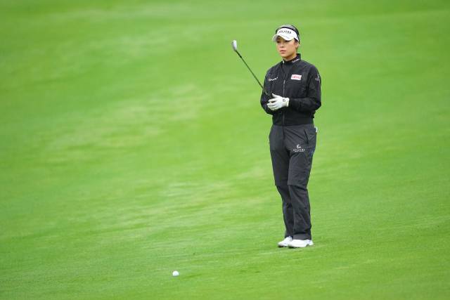 샷을 준비하고 있는 윤이나. 사진 제공=BMW 레이디스 챔피언십 조직위