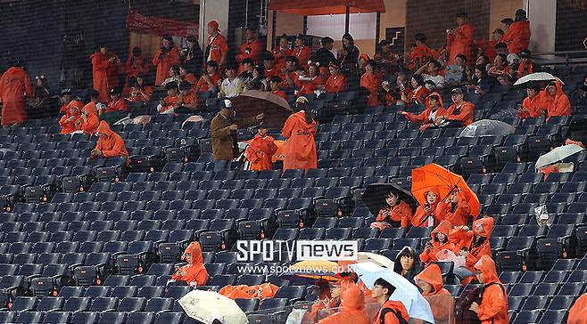 ▲ 대전한화생명볼파크 전경 우천 ⓒ곽혜미 기자