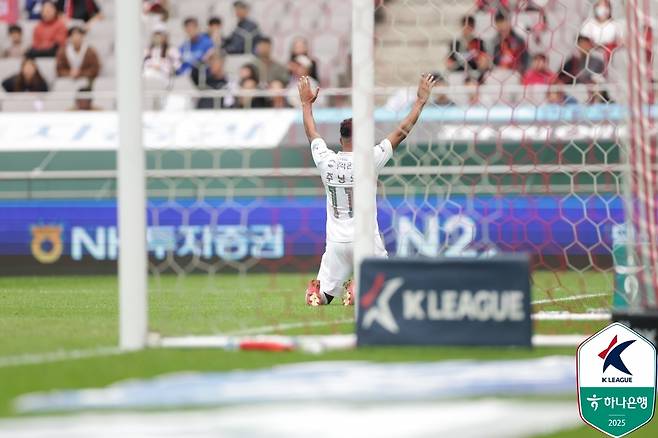 K리그 첫 골로 포항의 승리를 이끈 주닝요. [한국프로축구연맹 제공. 재판매 및 DB 금지]