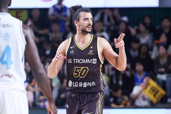 LG의 아셈 마레이 [KBL 제공. 재판매 및 DB 금지]