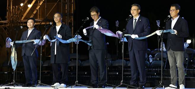 '2025 문화의 달' 개막을 알리는 최휘영 문체부 장관 [문화체육관광부 제공. 재판매 및 DB 금지]