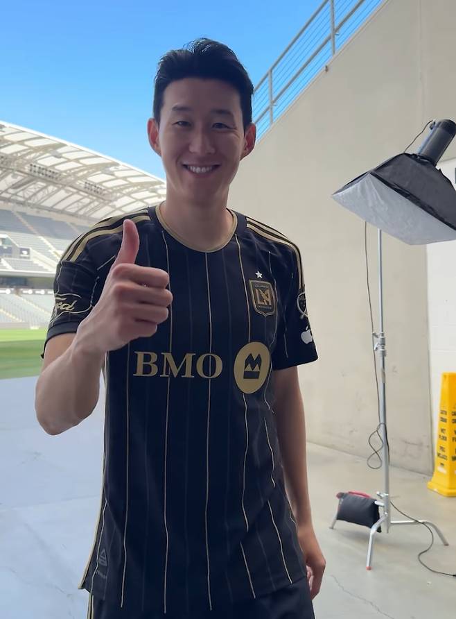 축구 경기 일정, 중계 방송, 손흥민 LAFC 콜로라도, LAFC 손흥민 유니폼 ©LAFC SNS