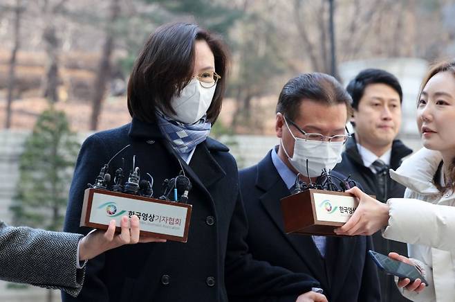 '자녀 입시 비리' 등 혐의로 기소된 정경심 전 동양대 교수. /사진=뉴시스