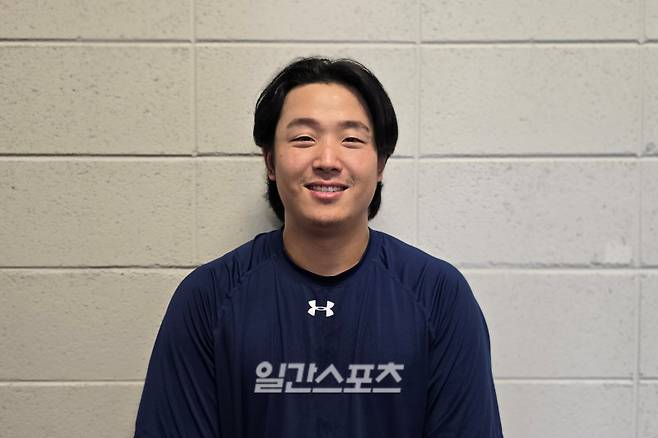 19일 경기 전 만난 삼성 양창섭. 대전=윤승재 기자