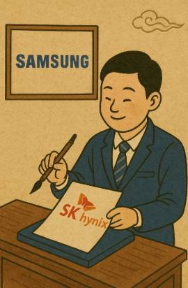 삼성전자, SK하이닉스 관련 이미지. [사진=챗GPT]