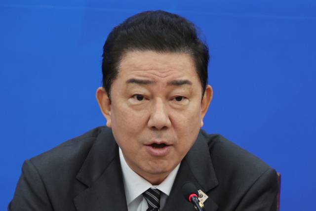 ▲ 더불어민주당 김병기 원내대표가 19일 서울 여의도 국회에서 국정감사 등 현안 관련 기자간담회를 하고 있다. 연합뉴스