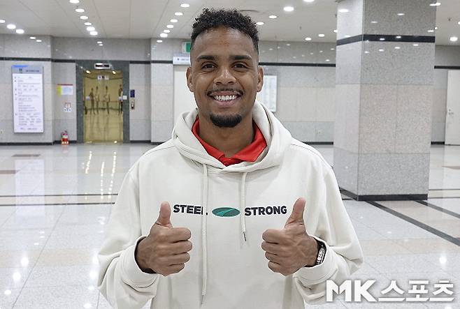 포항 스틸러스 주닝요. 사진=이근승 기자