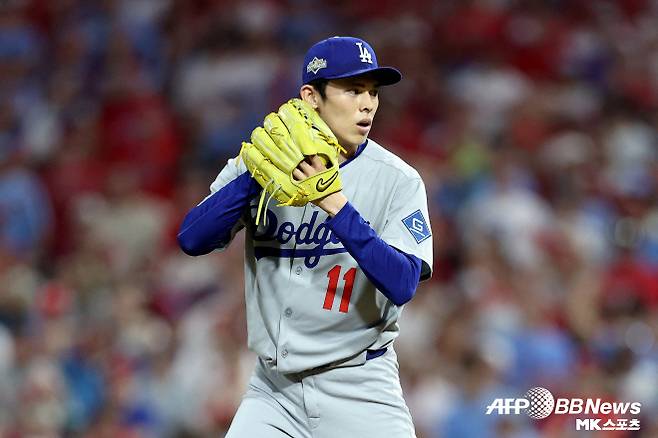 사사키 로키. 그는 LA 다저스의 월드 시리즈 2연패 도전 중심에 있다. 사진=AFPBBNews=News1