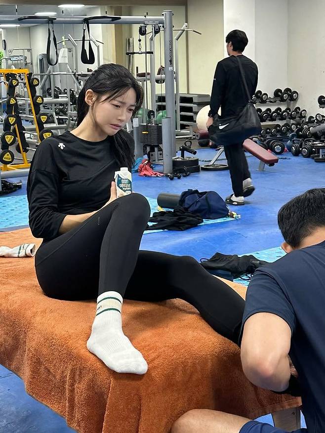 [서울=뉴시스] 김민지 육상 선수. (사진=인스타그램 캡처) *재판매 및 DB 금지