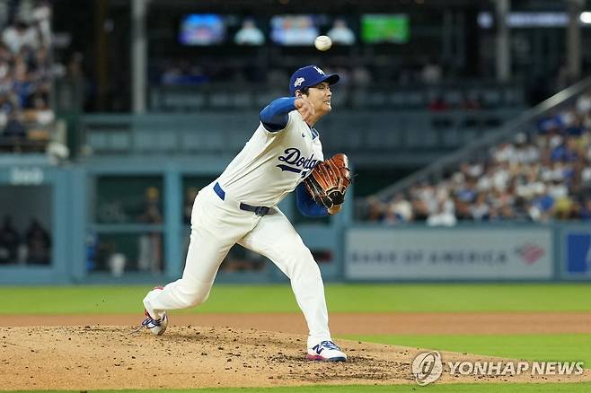 투수로는 6이닝 10K 무실점으로 상대 타선을 압도한 오타니 쇼헤이 Imagn Images
