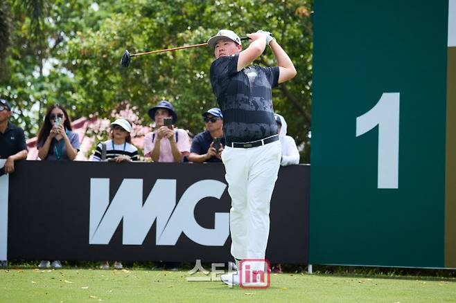 아시안투어 마카오 오픈에서 경기 중인 임성재. (사진=SJM 마카오 오픈)