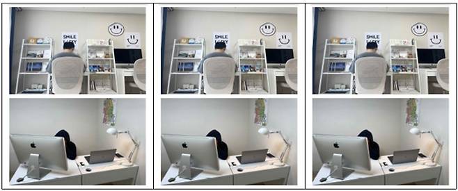 한국관광공사가 춘천의 한 업체에 대한 현장실사를 진행한 후 제출한 보고서 사진. 2023년 8월, 2024년 11월, 2025년 4월 보고서에 첨부된 사진이 모두 똑같다. (배현진 의원실 제공)