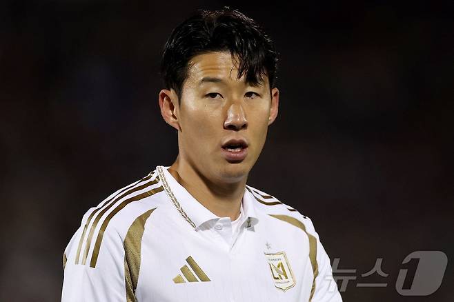 손흥민은 LA FC 이적 후 10경기 9골 3도움을 기록했다. ⓒ AFP=뉴스1